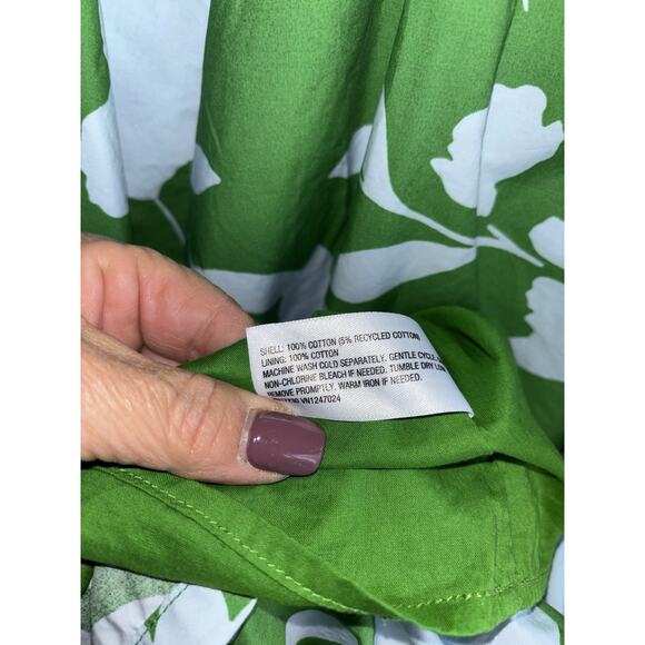 Kate Spade X Target large Classic Rose Poplin Long Sleeve Mini Dress New - Picture 10 of 11